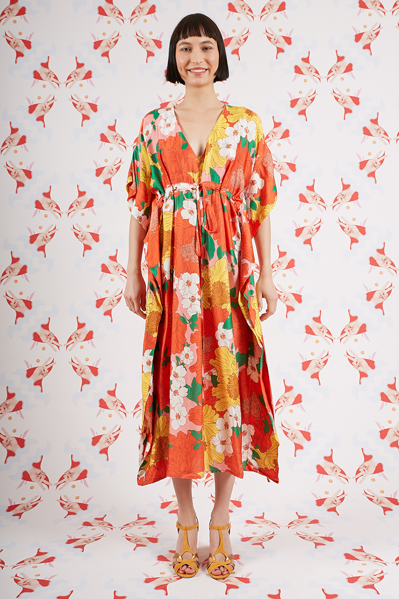 floral kaftan