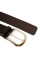 Chocolate Wide Leather Belt  image