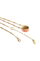 Necklace with Bead Embellished Pendant  image