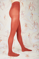 Rust opaque tights  image