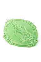 Green Madonna Immacolata Large Medallion image