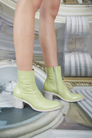 Lime Green Ankle Boots image