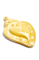Yellow Sacred Heart Ornament image