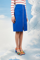 Royal blue pencil skirt  image