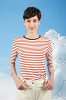 Cinnamon Striped T-Shirt  image
