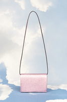 Pink Metallic Clutch Bag image