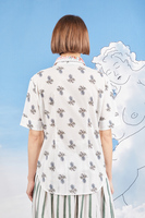 Floral print short sleeved shirt  image
