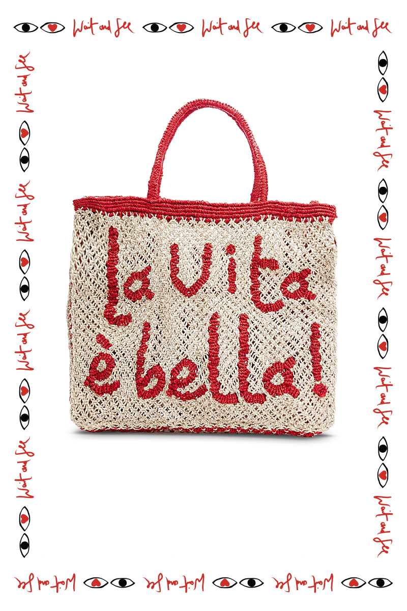 Shop Wait And See The La Vita E Bella Tote Bag Wait And See