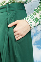 Fir green palazzo pants  image