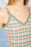Berry knit tank top  image