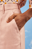 Blush pink wide leg pants image