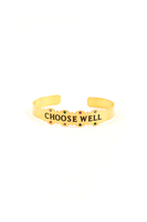 Choose Well Cuff Bracelet  image