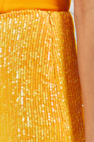 Tangerine orange sequin pants  image