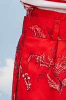 Floral embroidered skirt  image