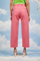 Strawberry Pink Cropped Pants image