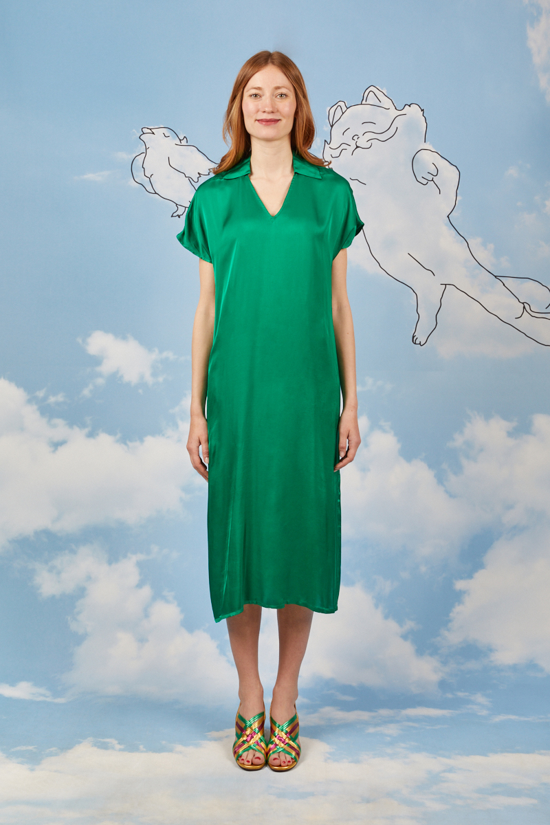 Emerald Green Tunic Dress 