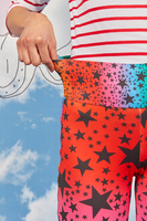 Rainbow star jersey pants  image