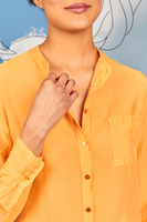 Apricot voile shirt  image