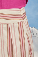 Dusty rose striped skirt  image