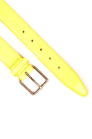 Neon Yellow Patent Leather Belt  image