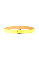 Neon Yellow Patent Leather Belt  image
