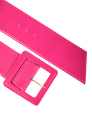 Raspberry Pink Wide Leather Belt  image