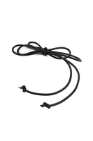 Black slim cord belt  image