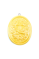 Yellow Stemma Francescano Medium Medallion image