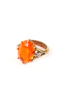 Tangerine Orange Oval Ring image