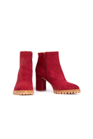 Pomegranate suede boots  image