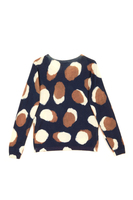 Abstract polka dot printed sweater  image