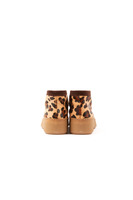 Leopard Print Ponyskin and Suede Ankle Boots image