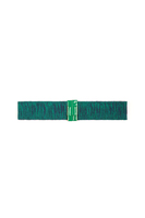 Emerald green and royal blue elasticated belt  image