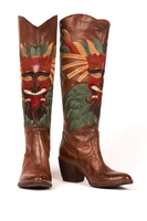 Warrior Embroidered High Boots image