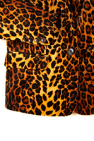 Leopard Print Velveteen Blazer  image