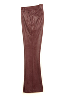 Aubergine faux leather pants  image