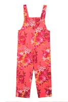 Berry roses corduroy dungarees  image