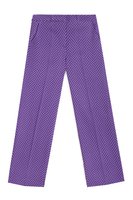 Violet contrast chevron pants image