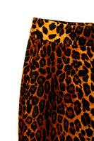 Leopard print velveteen pants  image
