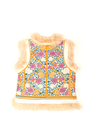 Ivory embroidered gilet  image