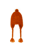 Burnt orange hat with flaps  image