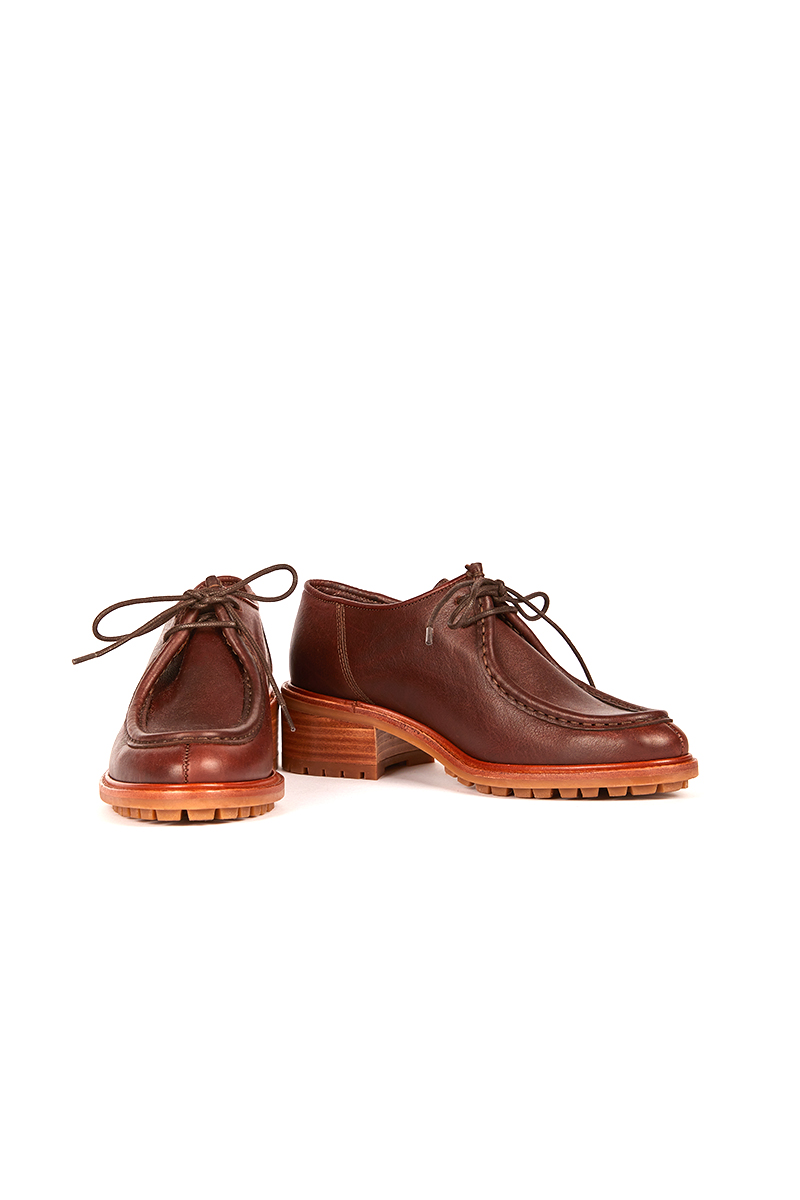 Shop Sessun Chocolate Brown Brogues 