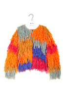 Multicoloured yarn knit jacket  image
