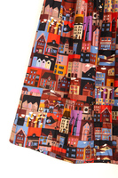 Little houses printed skirt  image