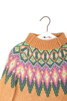Camel alpine turtleneck sweater  image