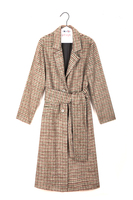 Green and Brown Houndstooth Coat  image