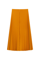 Ochre yellow pleated skirt  image