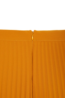 Ochre yellow pleated skirt  image