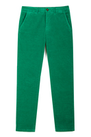 Emerald green velveteen pants  image