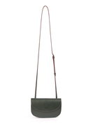 Forest Green Leather Crossbody Bag  image